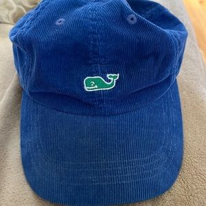 Vineyard Vines blue corduroy hat! Any season! Corduroy is light weight! Classic